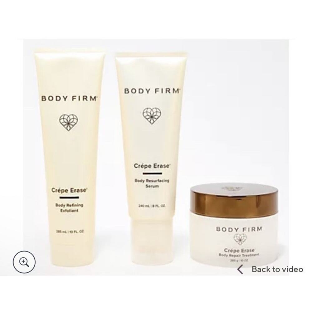 Crepe Erase Body Repair System w/ Body Resurfacing Serum 3 Pieces NWT Sealed